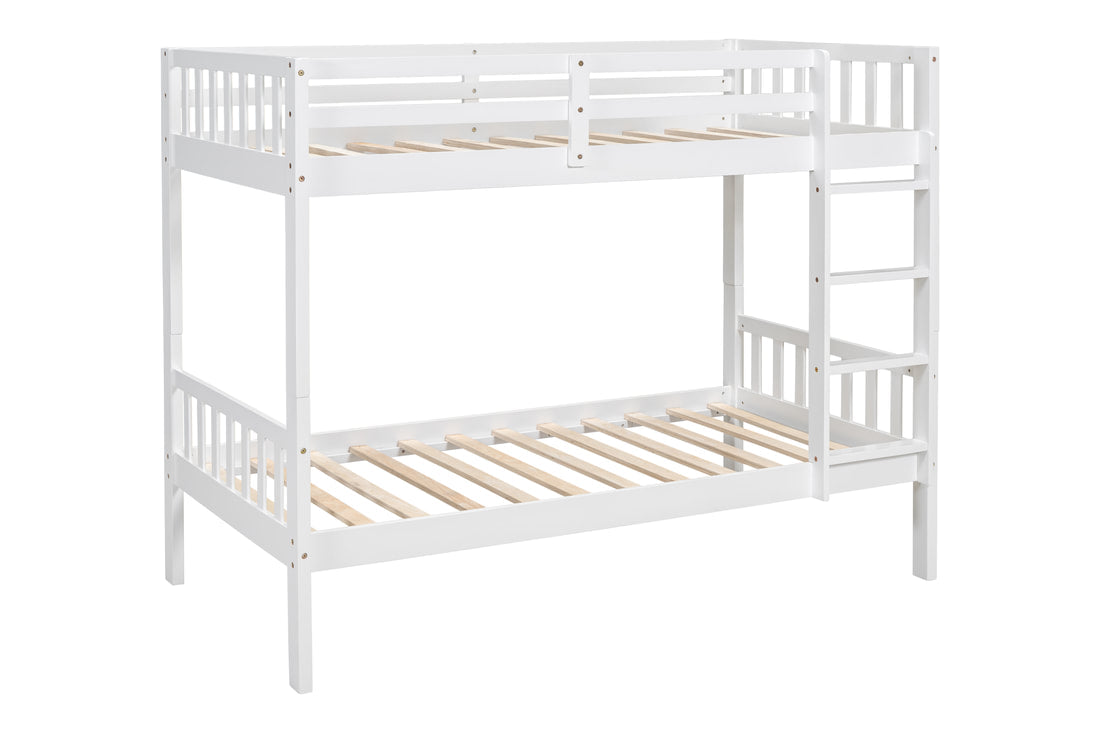 BB11 WHITE TWIN/TWIN BUNK BED