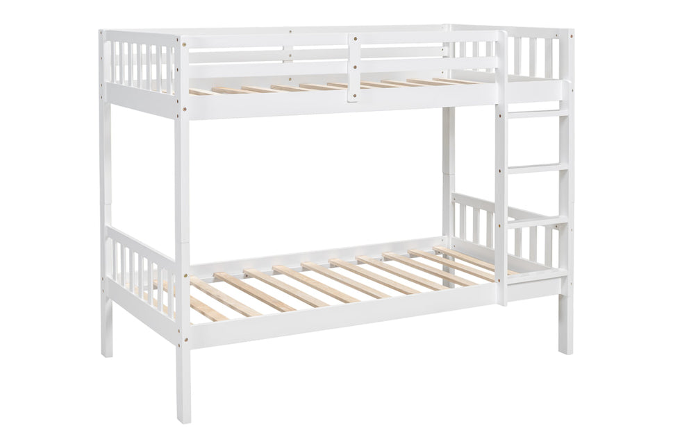 BB11 WHITE TWIN/TWIN BUNK BED
