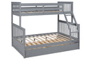 Switch BB23 GRAY TWIN/FULL BUNK BED WITH TWIN TRUNDLE 3 image