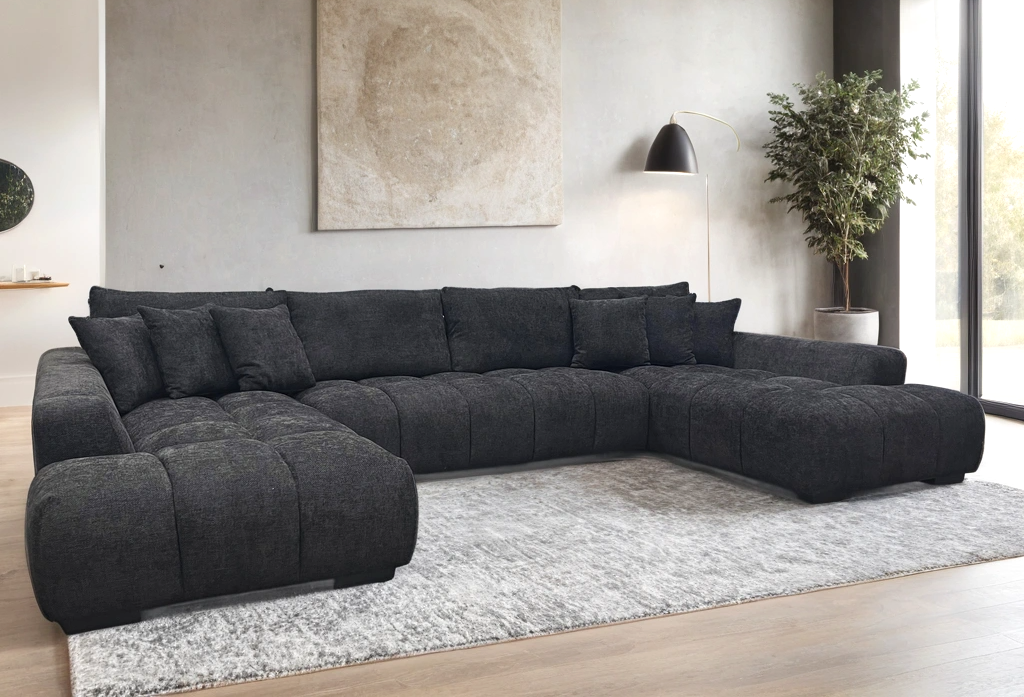 BROOKLYN SECTIONAL BLACK