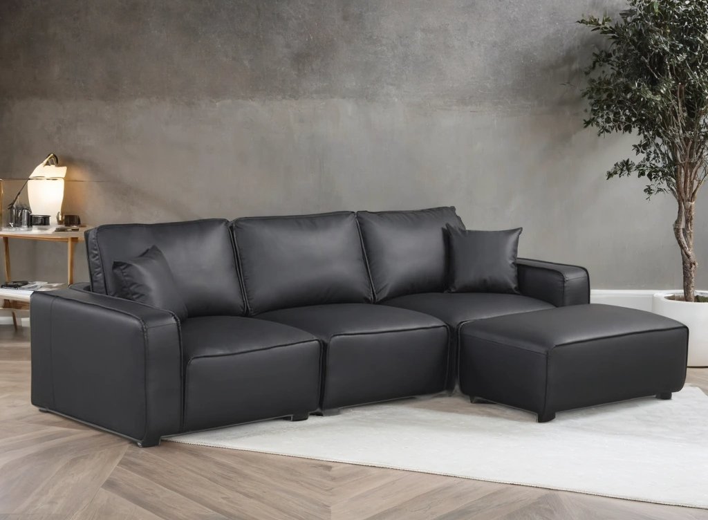 COLOMBIA BLACK SECTIONAL