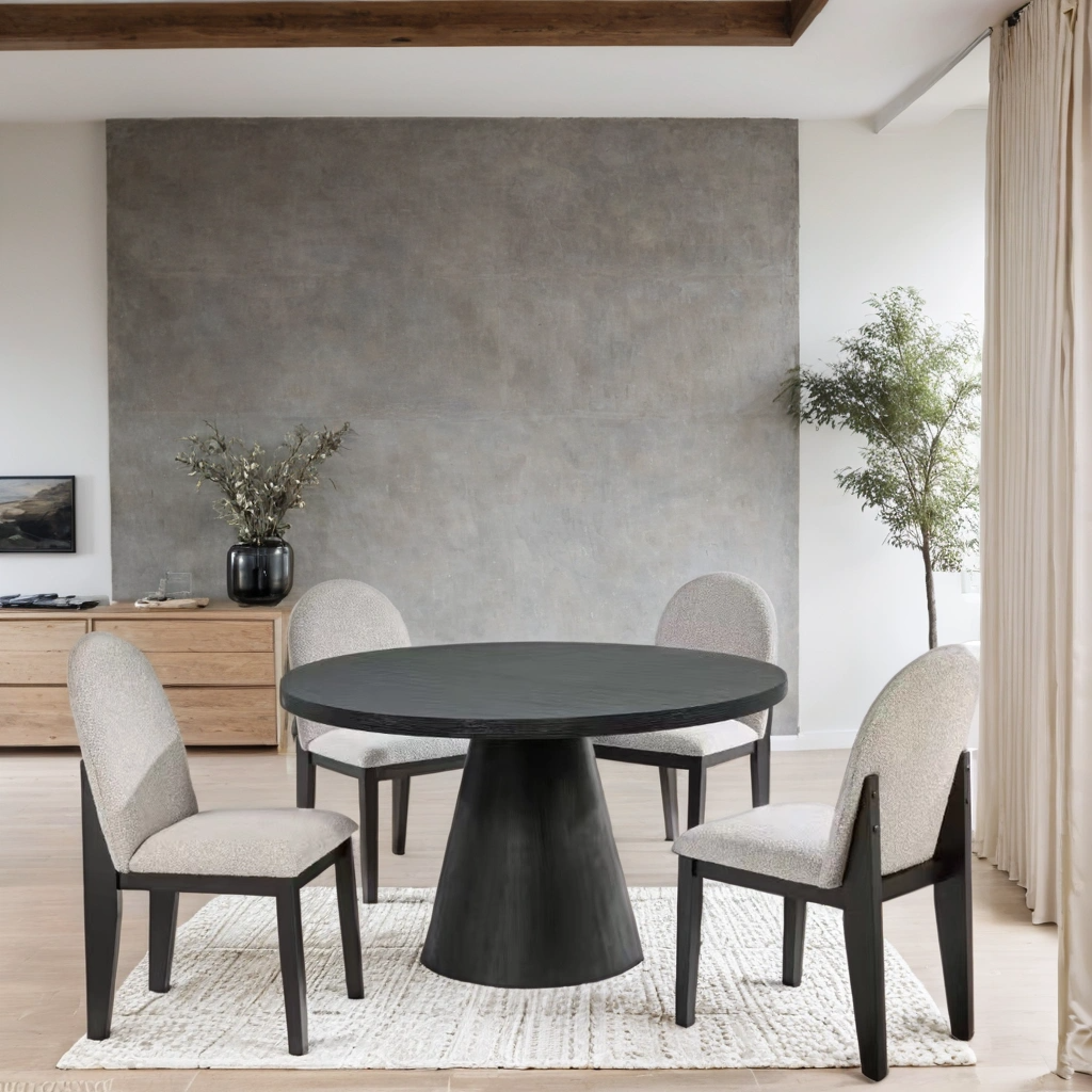 D500 DINING SET WITH TABLE AND 4 CHAIRS