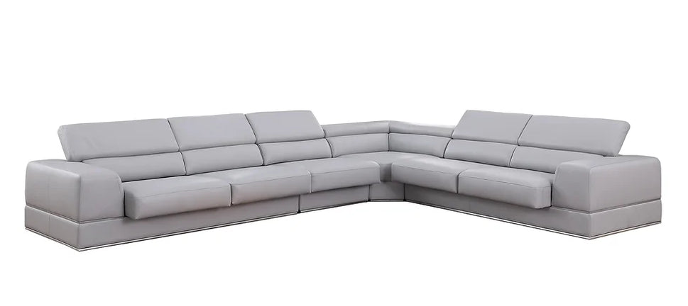 MI-5106A PELLA LIGHT GRAY SECTIONAL AVAILABLE AS 3 PC OR 4 PC