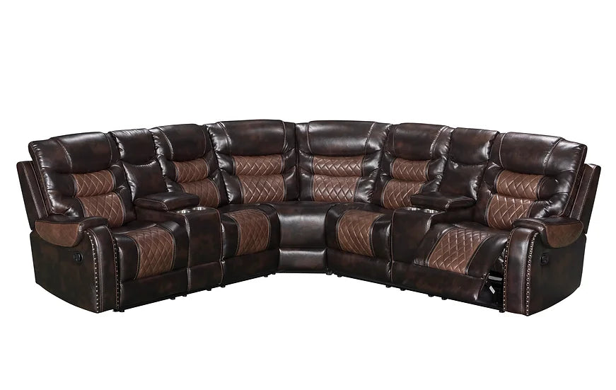 S1988 PHOENIX II BROWN SECTIONAL