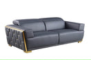 Switch MI-1245 HEXOR NAVY ITALIAN LEATHER LIVING ROOM SET AVAILABLE AS 2 PIECE OR 3 PIECE SET 3 image
