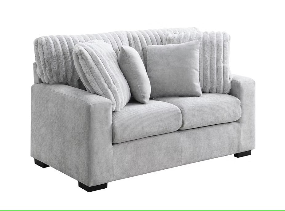 S1800 TARRA GREY LIVING ROOM SET AVAILABLE AS 2 PIECE OR 3 PIECE SET