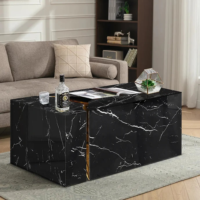 A-CT04 STONE COFFEE TABLE