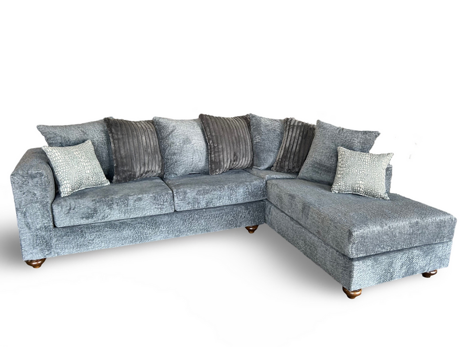 S310 RIVERA 2 PIECE GREY SECTIONAL