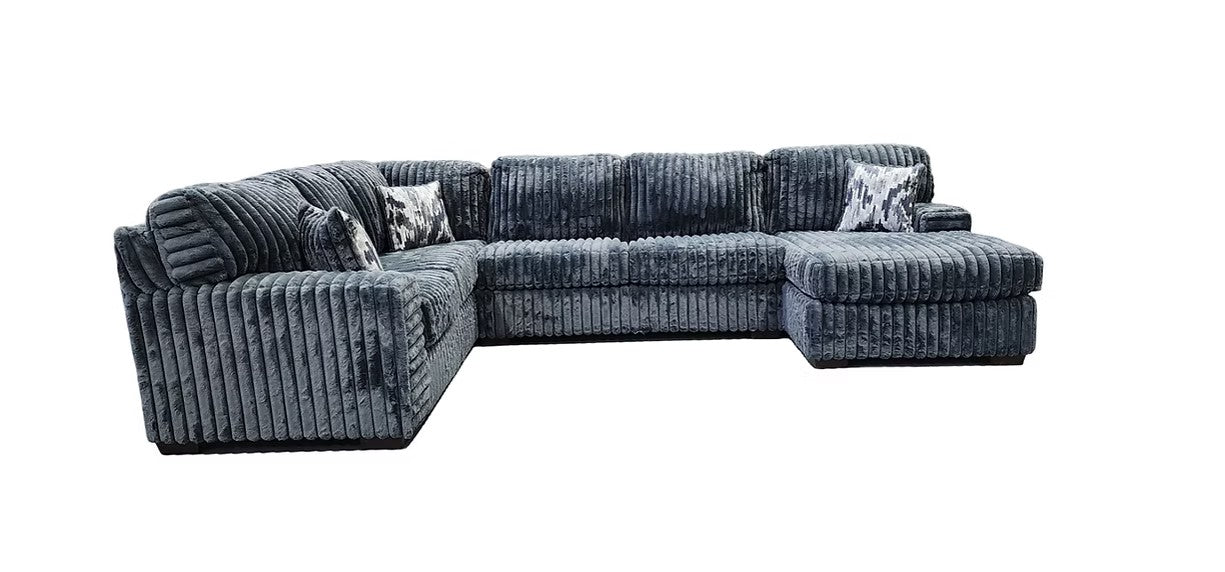 S319 AUSTIN 3 PIECE GREY SECTIONAL