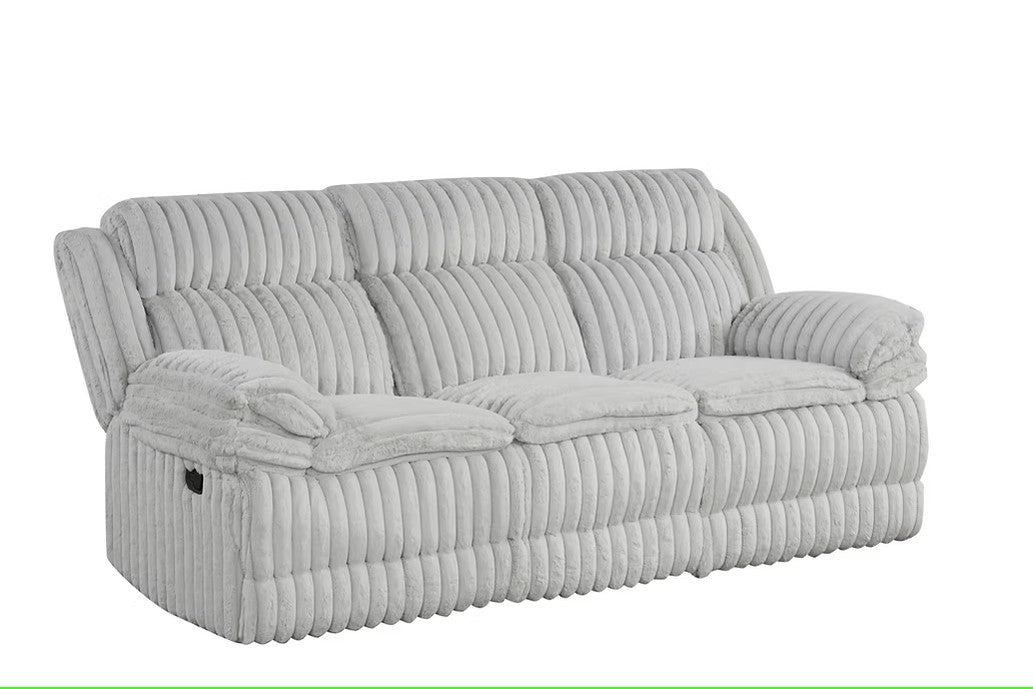 S3939 MELLO GREY 3 PIECE RECLINING LIVING ROOM SET