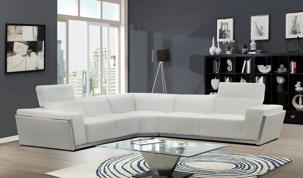 MI-8010A DOMO WHITE SECTIONAL