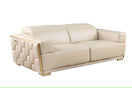 Switch MI-1245 HEXOR BEIGE ITALIAN LEATHER LIVING ROOM SET AVAILABLE AS 2 PIECE OR 3 PIECE SET 3 image