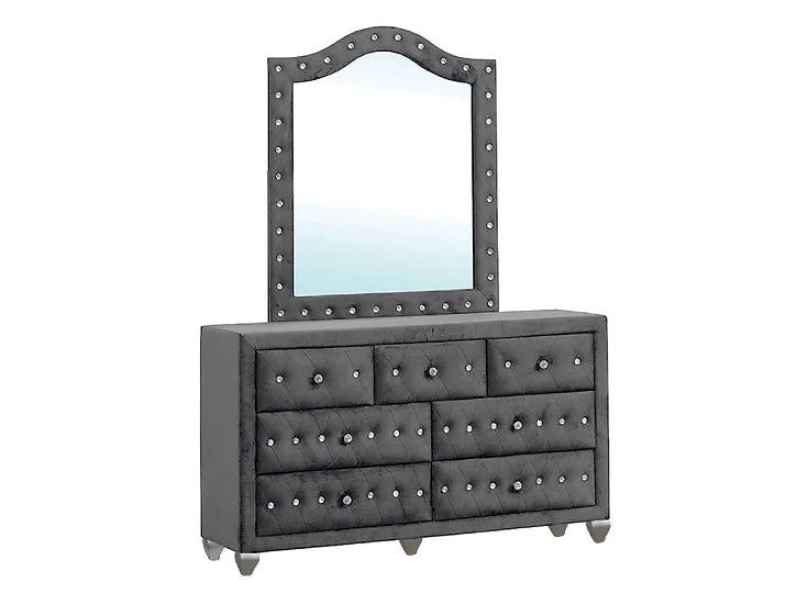 B2030 DIVINA GREY BEDROOM SET AVAILABLE IN QUEEN AND KING SIZES