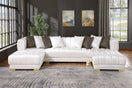 Switch S8155 DASHA WHITE VELVET SECTIONAL 2 image