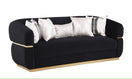 Switch S3500 CARMELA BLACK LIVING ROOM SET AVAILABLE AS 2 PIECE OR 3 PIECE SET 3 image