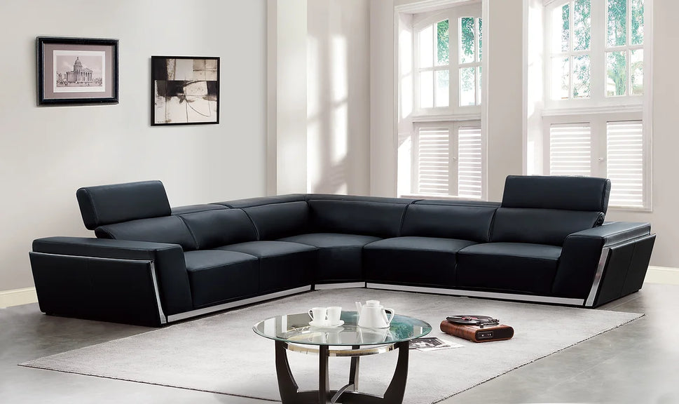 MI-8010A DOMO BLACK SECTIONAL