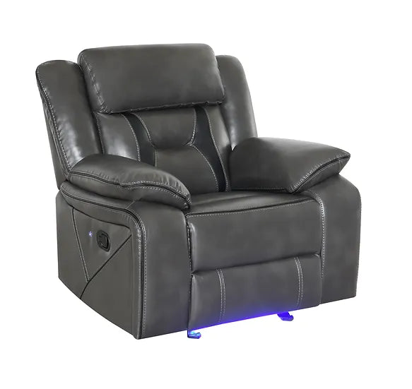 S8098 CONCORD 3 PIECE LIGHT GREY RECLINING SET