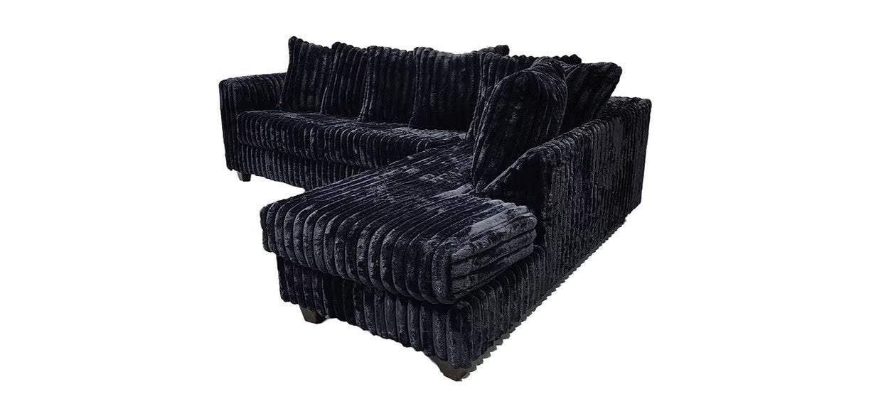 S300 GIA BLACK 2 PIECE SECTIONAL