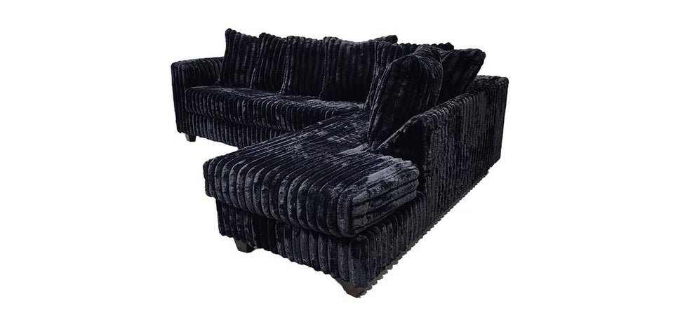 S300 GIA BLACK 2 PIECE SECTIONAL
