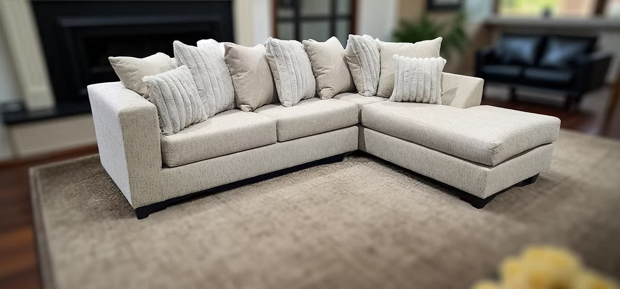 S325 KORA 2 PIECE GREY SECTIONAL
