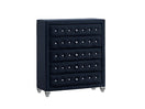 Switch B2030 DIVINA BLACK BEDROOM SET AVAILABLE IN QUEEN AND KING SIZES 3 image