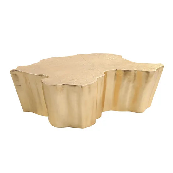 A-CT08 ORO GOLD LEAF COFFEE TABLE