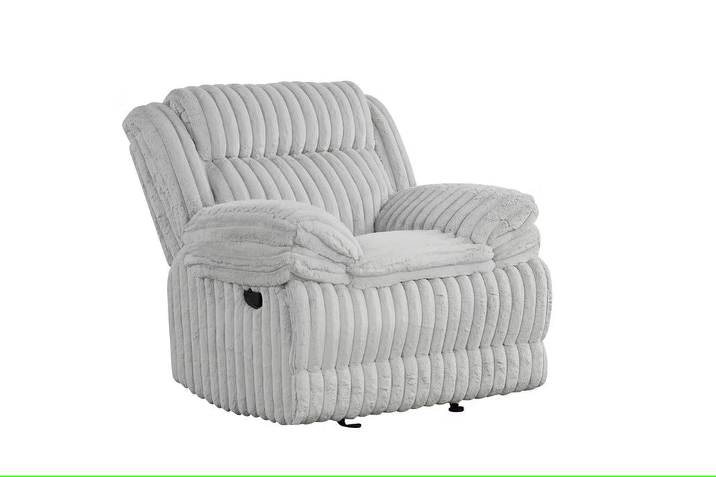 S3939 MELLO GREY 3 PIECE RECLINING LIVING ROOM SET