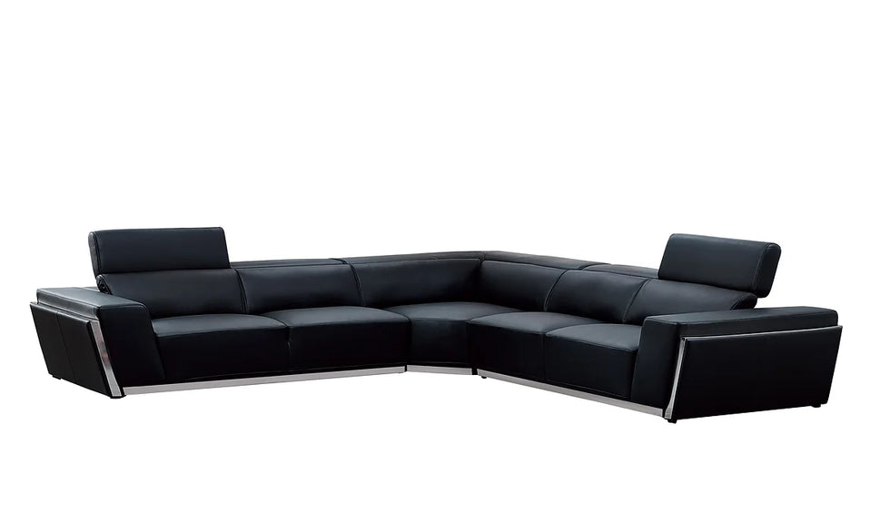MI-8010A DOMO BLACK SECTIONAL