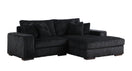 Switch S859 COMFY 2 PIECE BLACK SECTIONAL 2 image