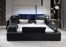 Switch B420 APOLLO BLACK BED WITH STORAGE AND USB CHARGER AVAILABLE IN QUEEN AND KING SIZES 2 image
