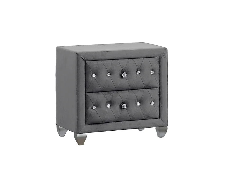 B2030 DIVINA GREY BEDROOM SET AVAILABLE IN QUEEN AND KING SIZES