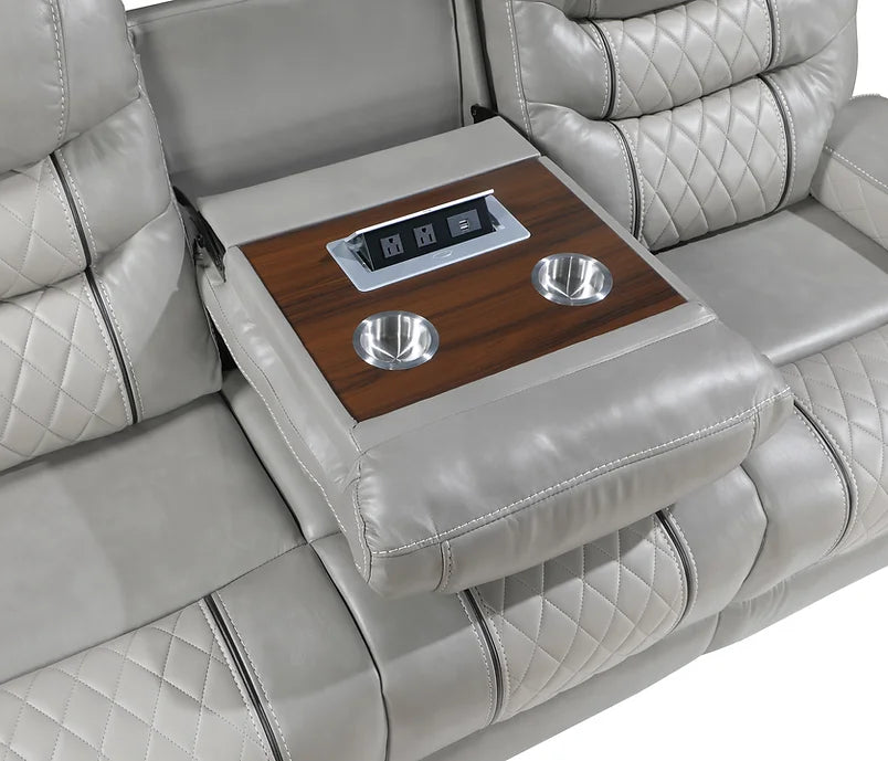 S1988 PHOENIX II GREY RECLINING LIVING ROOM SET AVAILABLE AS 2 PIECE OR 3 PIECE