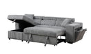 Switch S8977 BONATERRA GREY REVERSIBLE SECTIONAL WITH PULLOUT BED 3 image