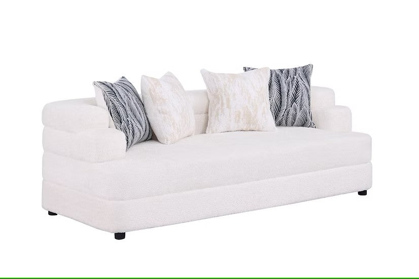 S1400 STEPSO CREAM LIVING ROOM SET AVAILABLE AS 2 PIECE OR 3 PIECE SET