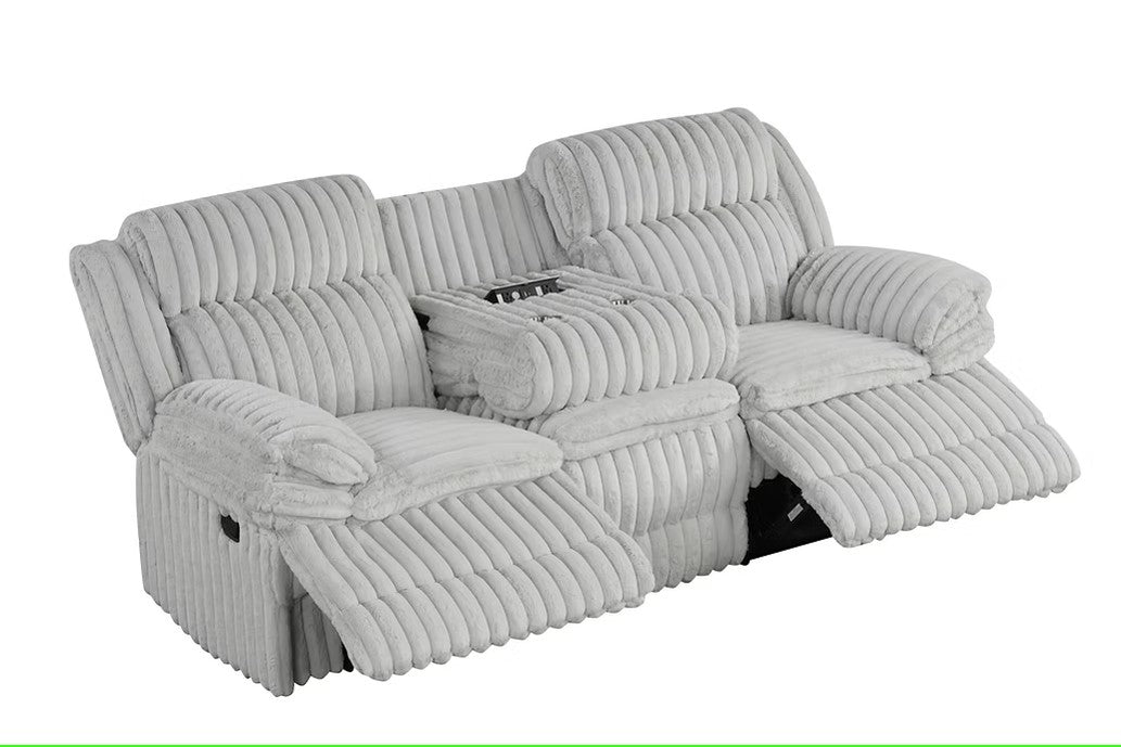 S3939 MELLO GREY 3 PIECE RECLINING LIVING ROOM SET