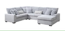 Switch S1801 BRADY GREY SECTIONAL PLUS OPTIONAL OTTOMAN 3 image
