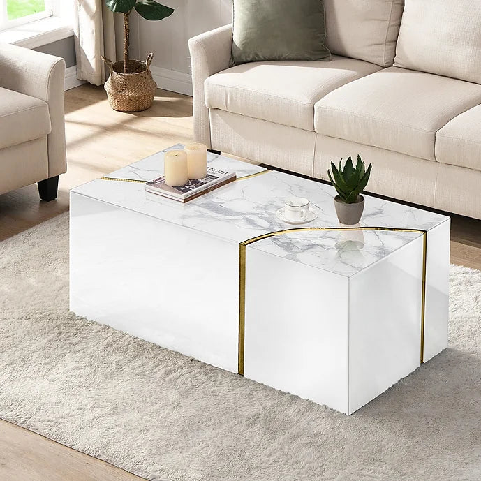 A-CT05 STONE COFFEE TABLE