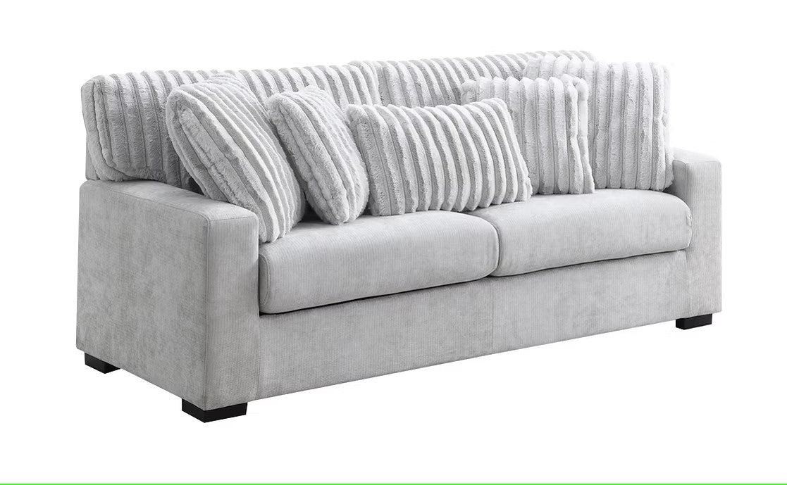 S1800 TARRA GREY LIVING ROOM SET AVAILABLE AS 2 PIECE OR 3 PIECE SET