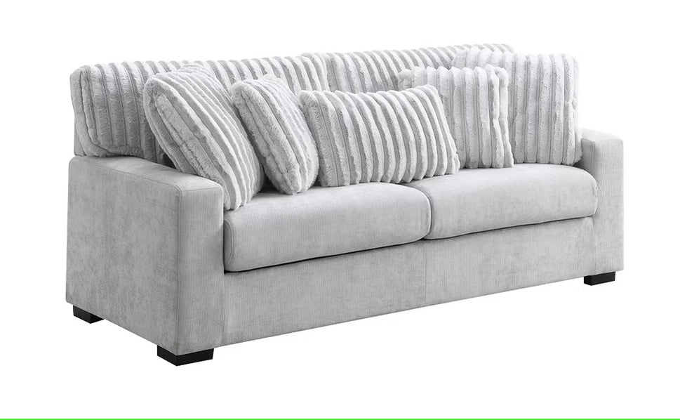 S1800 TARRA GREY LIVING ROOM SET AVAILABLE AS 2 PIECE OR 3 PIECE SET