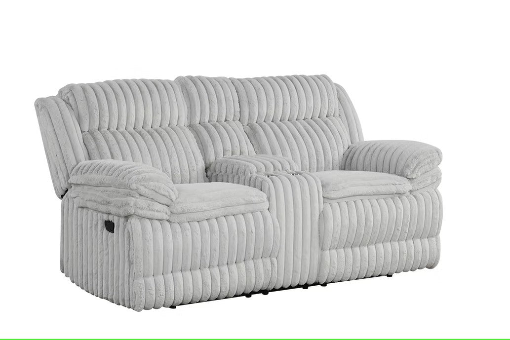S3939 MELLO GREY 3 PIECE RECLINING LIVING ROOM SET
