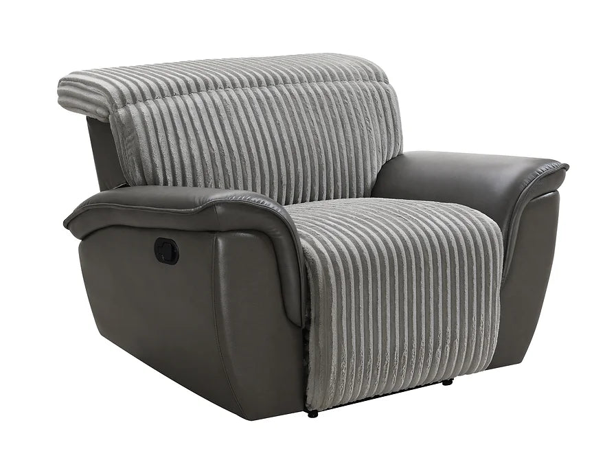 S9112 TWIST GREY 3 PIECE RECLINING LIVING ROOM SET