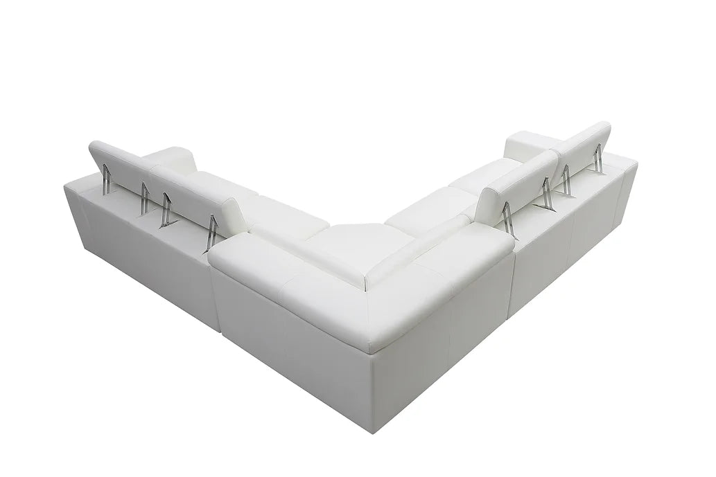 MI-8010A DOMO WHITE SECTIONAL