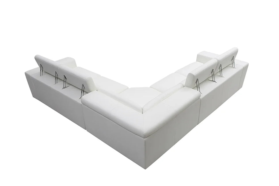 MI-8010A DOMO WHITE SECTIONAL