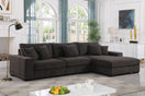 Switch S859 COMFY CHENILLE 3 PIECE GREY SECTIONAL 2 image