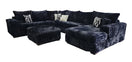 Switch S320 TEXAN BLACK 4 PIECE SECTIONAL AVAILABLE PLUS OPTIONAL OTTOMAN 3 image
