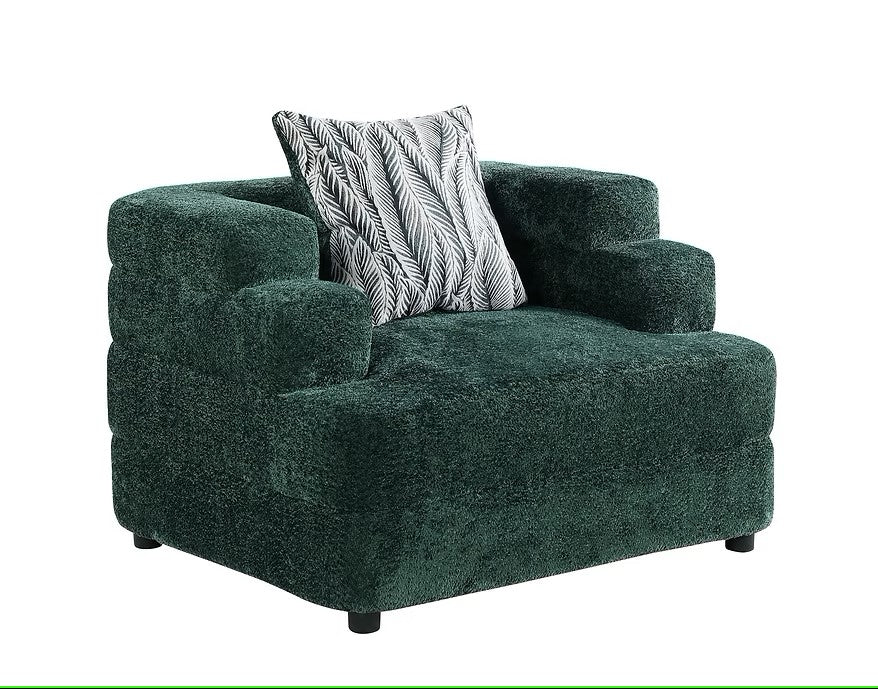 S1400 STEPSO GREEN LIVING ROOM SET AVAILABLE AS 2 PIECE OR 3 PIECE SET