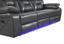 Switch S8098 CONCORD 3 PIECE LIGHT GREY RECLINING SET 3 image