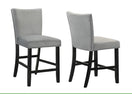 Switch D1236 VALENTINO GREY 7 PC DINING SET INCLUDES REAL MARBLE TOP TABLE WITH 6 CHAIRS 2 image