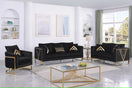 Switch S1300 VISTA BONITA BLACK LIVING ROOM SET AVAILABLE AS 2 PIECE OR 3 PIECE SET 1 image