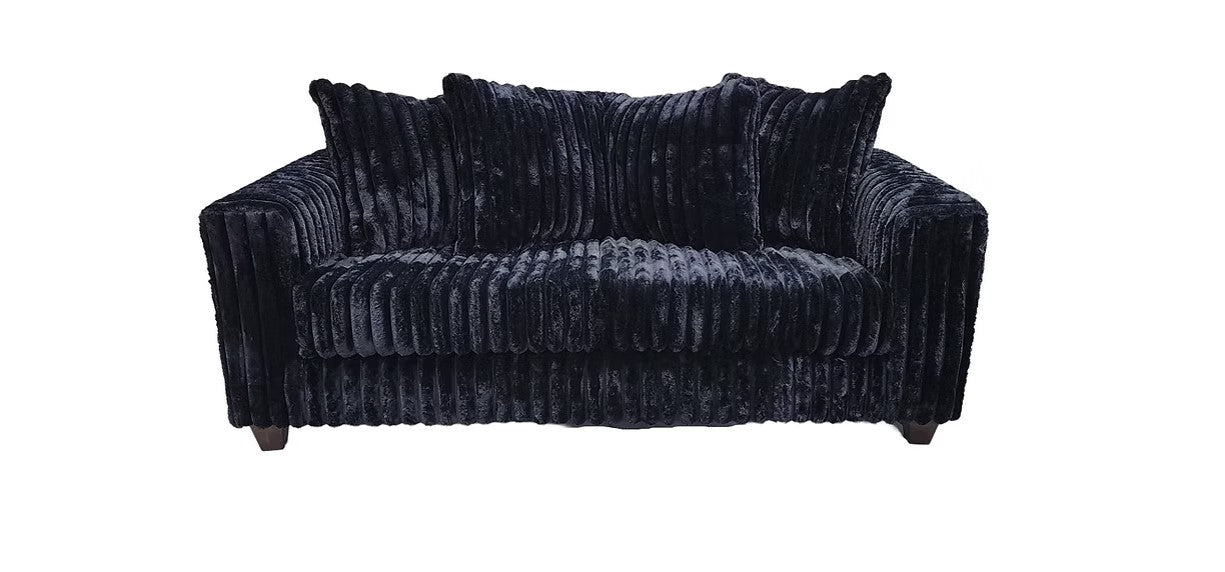 S300 GIA BLACK SOFA AND LOVESEAT SET